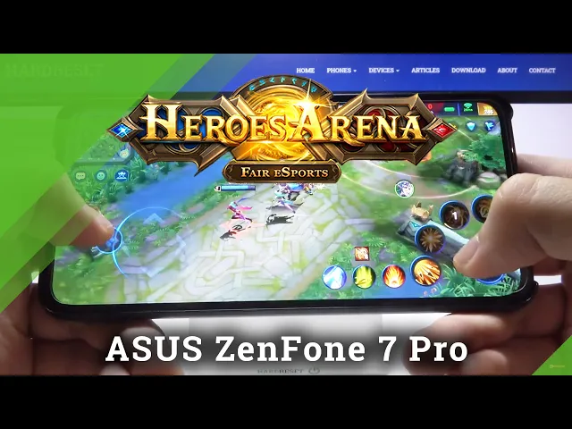 Video thumbnail for Gameplay of Heroes Arena in ASUS Zenfone 7 Pro – Gaming Test