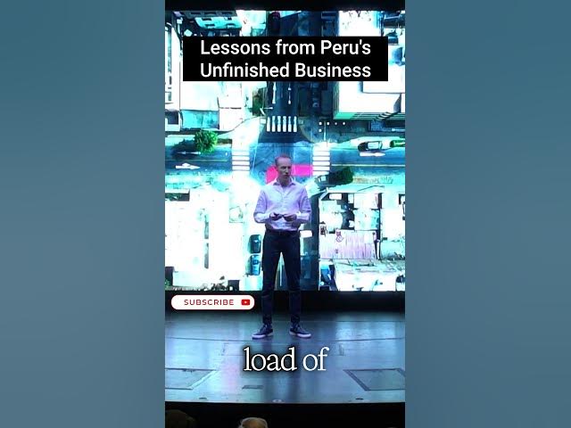 Video thumbnail for Peruvian philosophy! The beauty of unfinished business