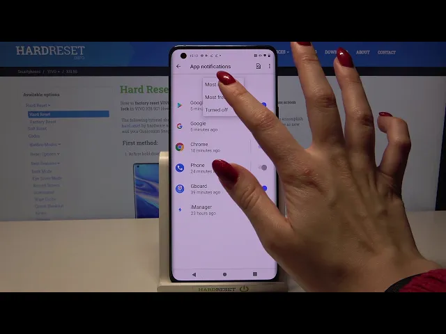 Video thumbnail for Personalize Notifications - VIVO X51 5G & Notification Customization