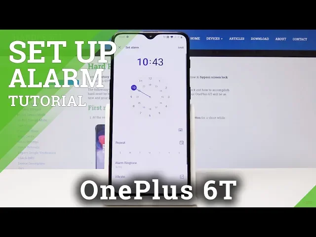 Video thumbnail for How to Set Up Alarm in OnePlus 6T - Alarm Settings