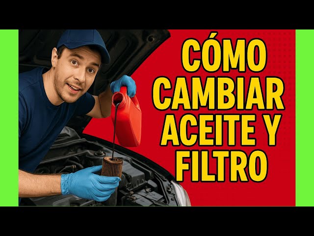 Video thumbnail for ¿Cómo cambiar aceite de motor y filtro en tu auto? PASO A PASO