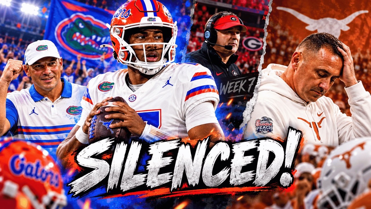 Video thumbnail for Florida Gators SILENCE Texas! QB of the FUTURE Emerges + Week 7 MADNESS