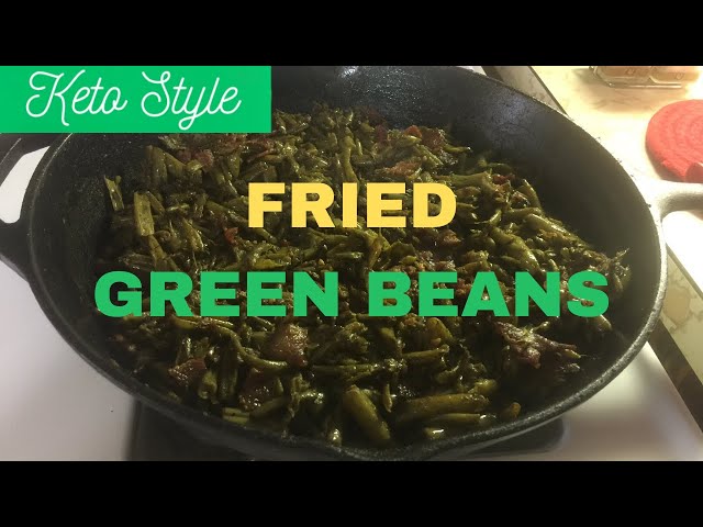 Video thumbnail for Fried Green Beans In A Cast Iron Skillet