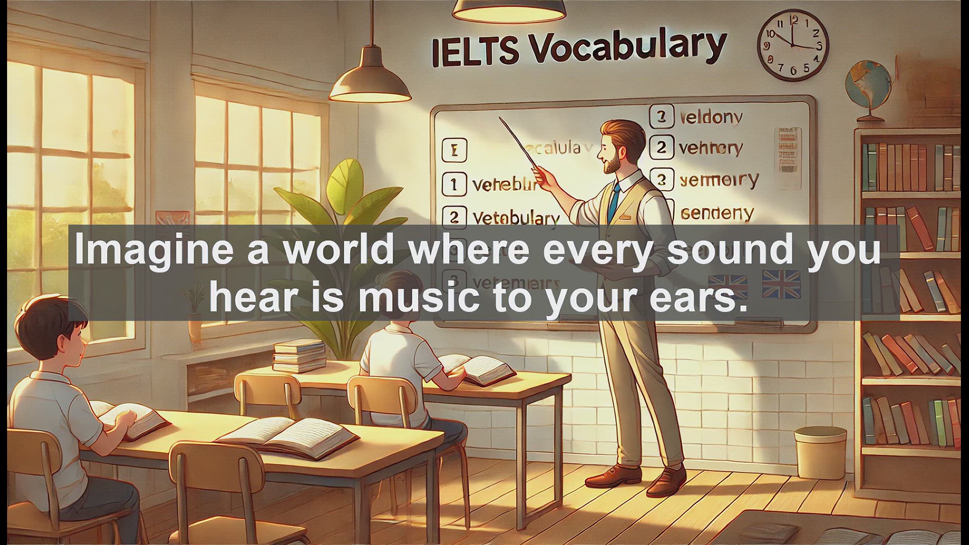 'Video thumbnail for 5000 Must Know IELTS 8.0 Vocabulary - Euphony: The Art of Pleasant Sounds in English'