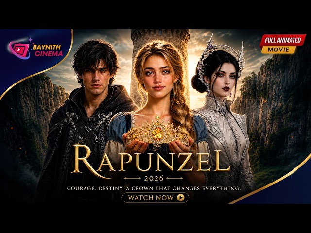 Video thumbnail for Rapunzel 2026 - The Fairy Tale | Full Animted Movie | Baynith CInema