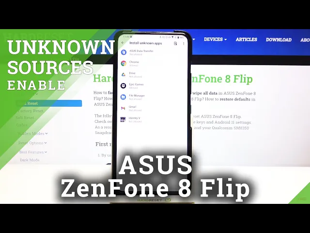 Video thumbnail for How to Enable Unknown Sources in ASUS ZenFone 8 Flip – Allow App Installation