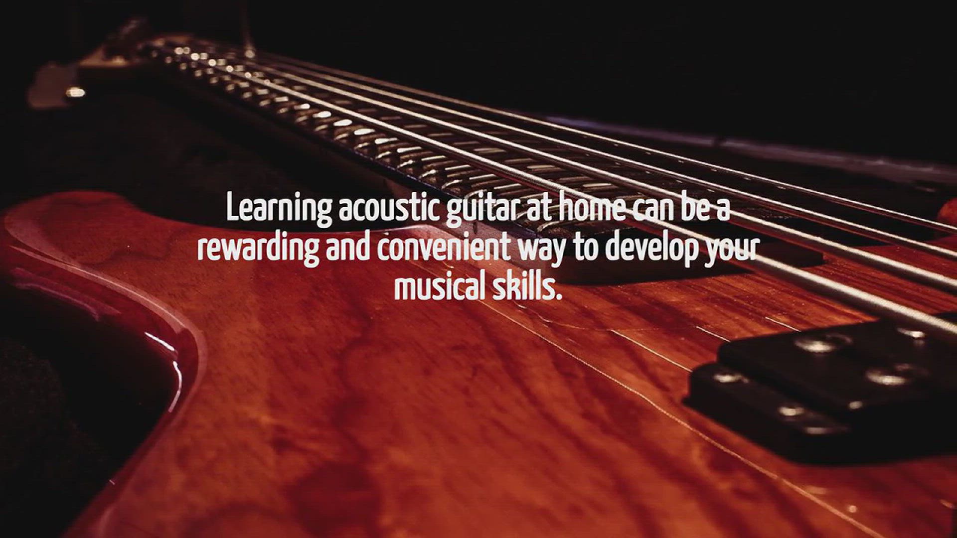 Video thumbnail for How To Learn Acoustic Guitar At Home
