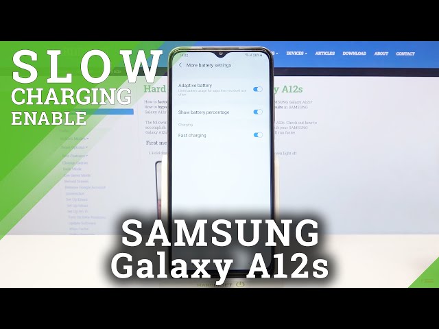 Video thumbnail for How to Turn Off Slow Charging on SAMSUNG Galaxy A12s – Adjust Charging