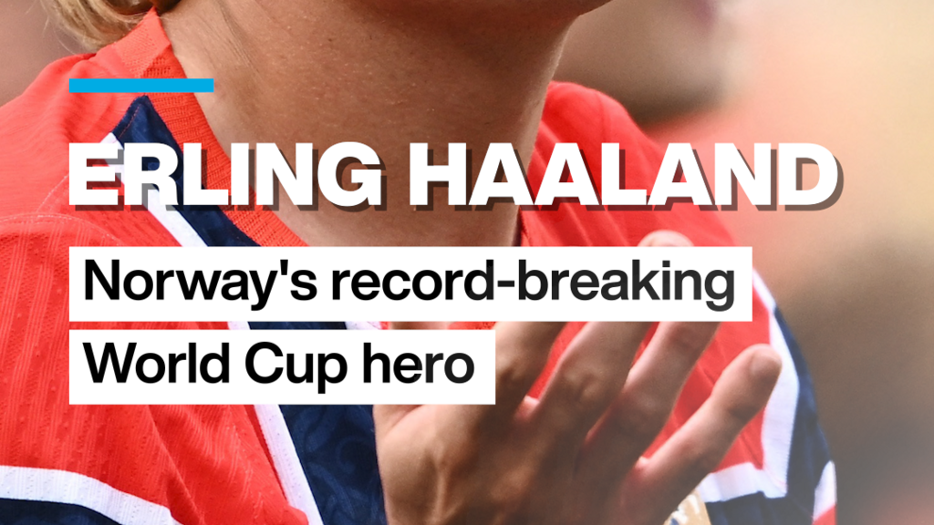 Video thumbnail for Erling #Haaland: Norway's record-breaking #WorldCup hero