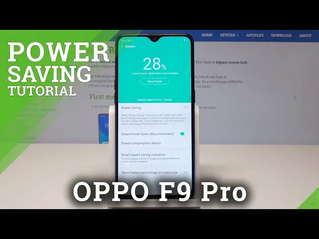 Video thumbnail for How to Activate Power Saving Mode in OPPO F9 Pro - Extend Battery Life