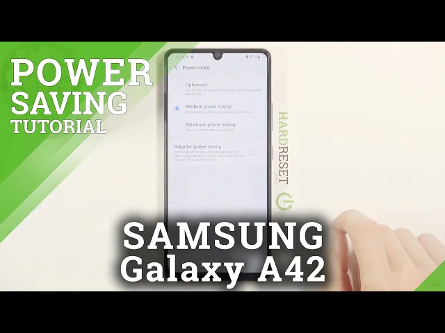 Video thumbnail for How to Allow Power Saving Mode in SAMSUNG Galaxy A42 – Extend Battery Life