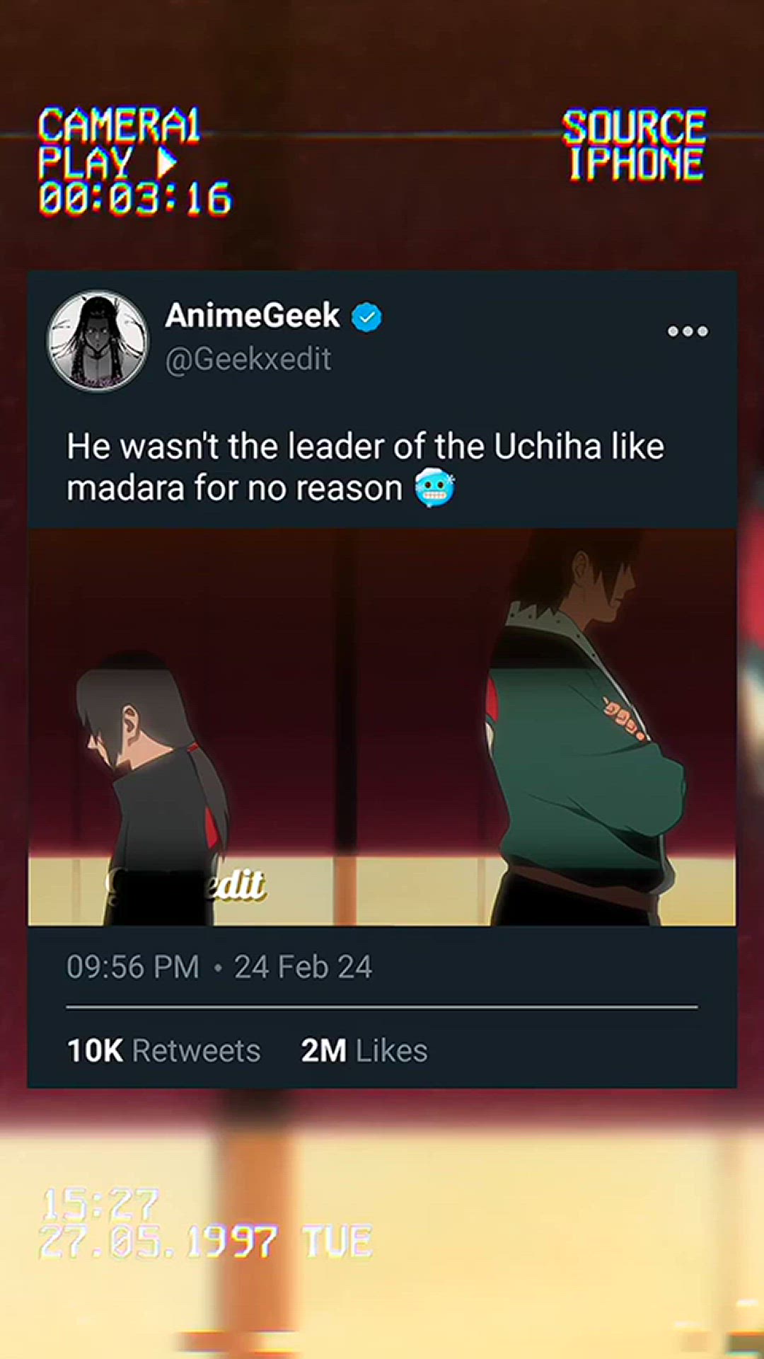 Video thumbnail for Fugaku scares Itachi