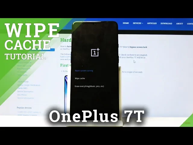 Video thumbnail for How to Wipe Cache in OnePlus 7T - Remove Cache Files