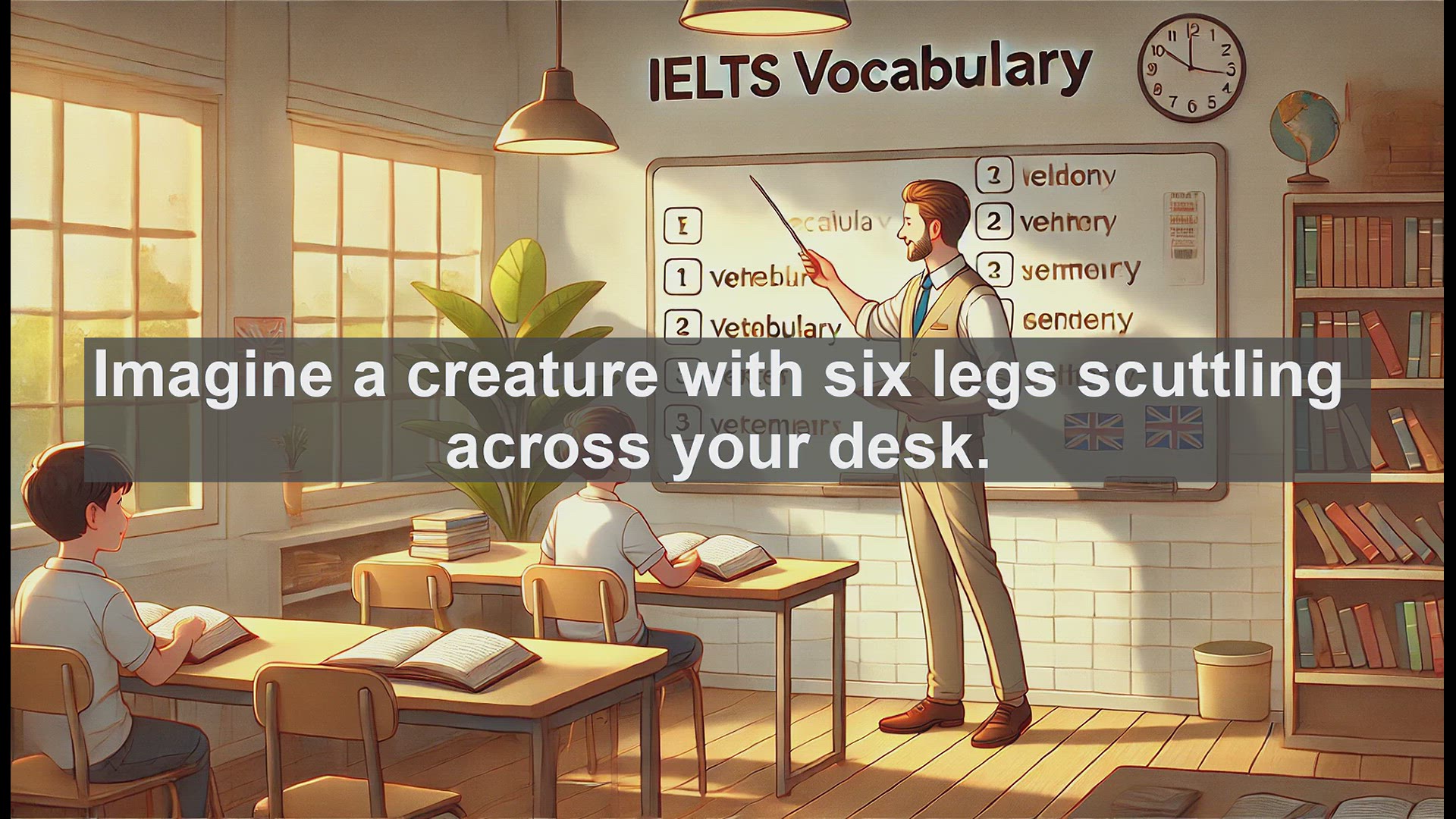 'Video thumbnail for 5000 Must Know IELTS 8.0 Vocabulary - Hexapod: Boost Your IELTS Vocabulary to 8.0'