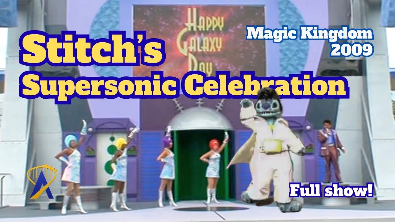 Video thumbnail for Stitch's Supersonic Celebration - Magic Kingdom - RARE!
