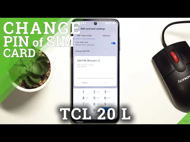 Video thumbnail for How to Change SIM Card PIN in TCL 20 L – Find PIN Settings