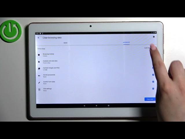 Video thumbnail for How to Clear Browsing Data on TOSCIDO X109