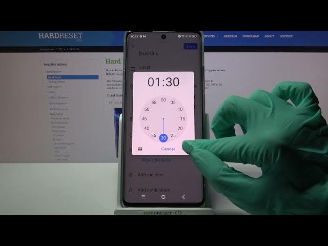 Video thumbnail for How to Add Event to Calendar on TCL 20 Pro 5G – Set Up Alert