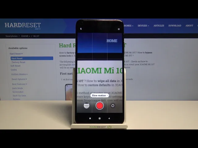 Video thumbnail for How to Record Video in Slow Motion on XIAOMI Mi 10T – Camera Features