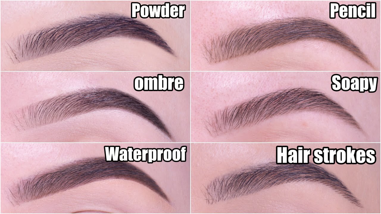 Video thumbnail for 6 Different Eyebrow Styles | HOW TO Fill In Your Eyebrows Tutorial