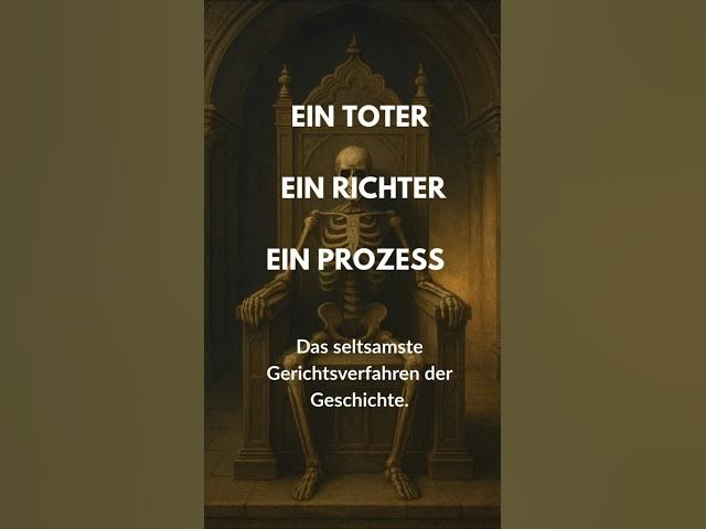 Video thumbnail for Ein toter Papst vor Gericht – Die bizarrste Gerichtsverhandlung der Geschichte #Shorts #geschichte