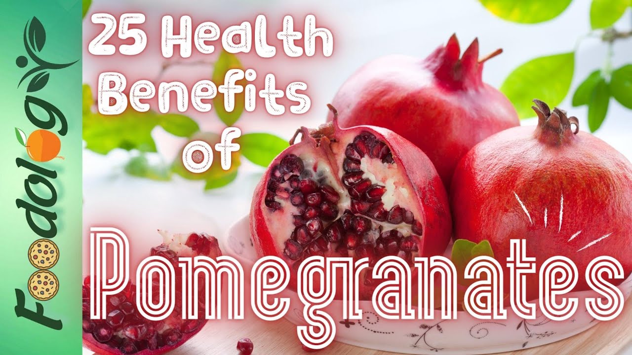 Video thumbnail for 25 Health Benefits of Pomegranates | Foodology by Dr.