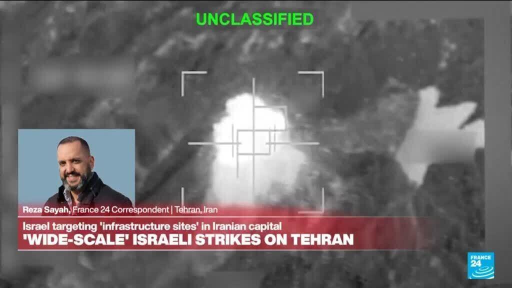 Video thumbnail for The latest from Tehran: 'Air strikes hit non-military targets every day'