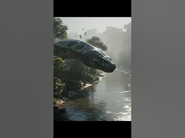 Video thumbnail for Giant anaconda in the Amazon rainforest