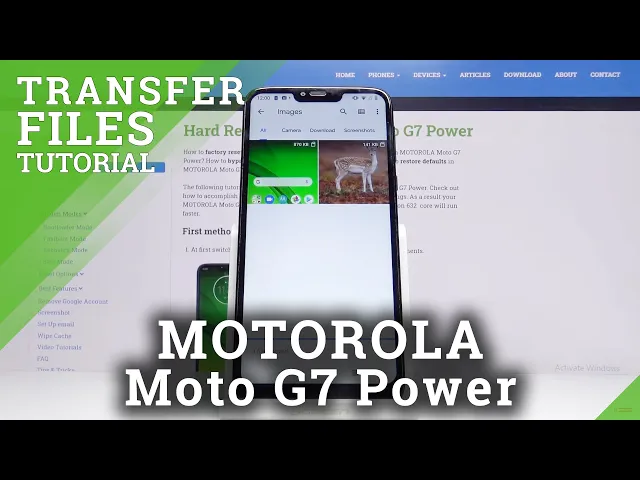 Video thumbnail for How to Transfer Files in MOTOROLA Moto G7 Power – Relocate Files & Data
