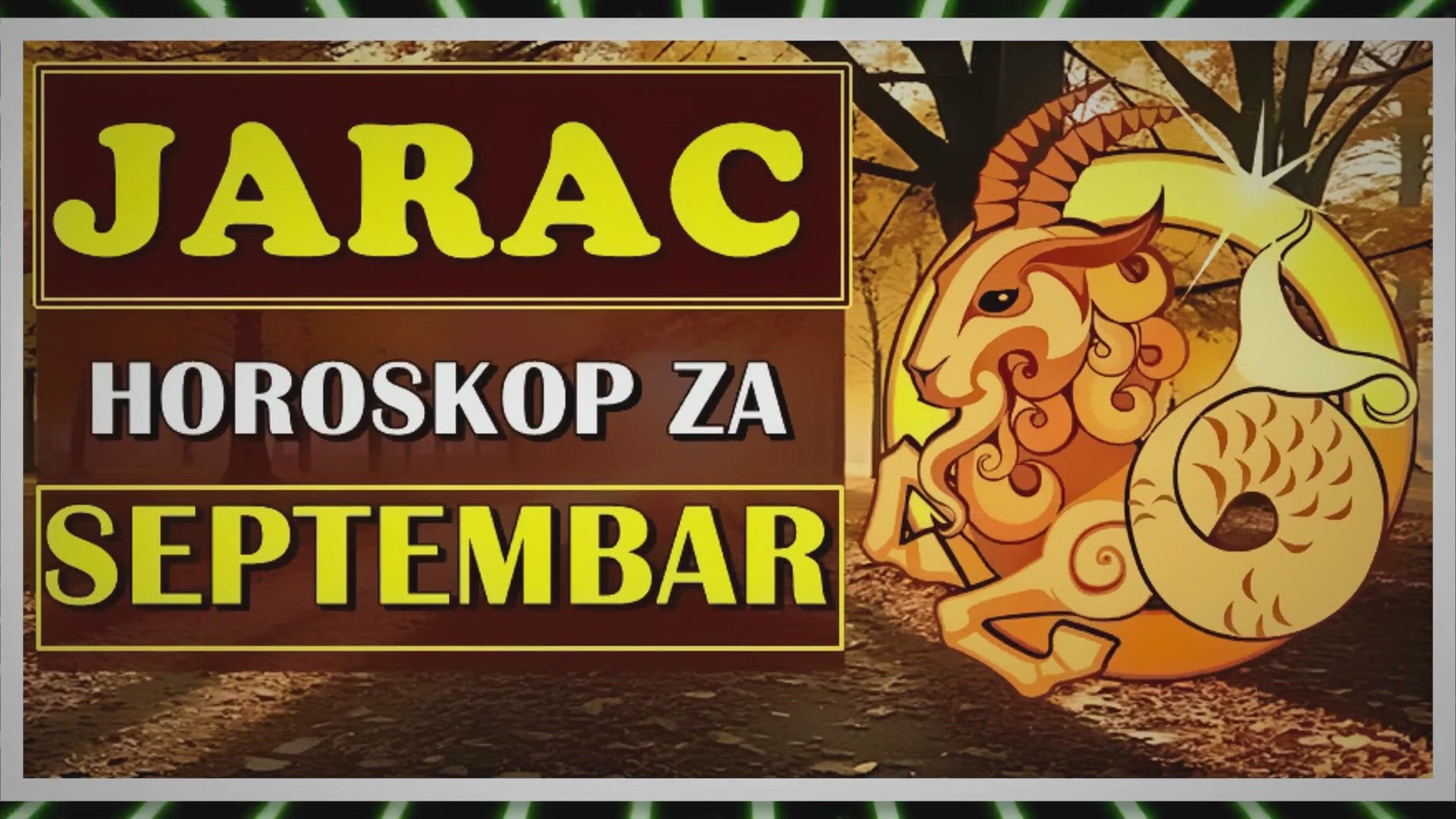 Video thumbnail for JARCU SEPTEMBAR donosi zivotni preokret! Mesec koji donosi velika iznenadjenja i nove pocetke!