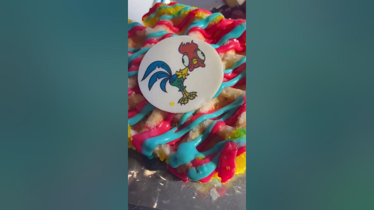 Video thumbnail for Don't forget to get the NEW Hei Hei magnet and liege waffle from Epcot!