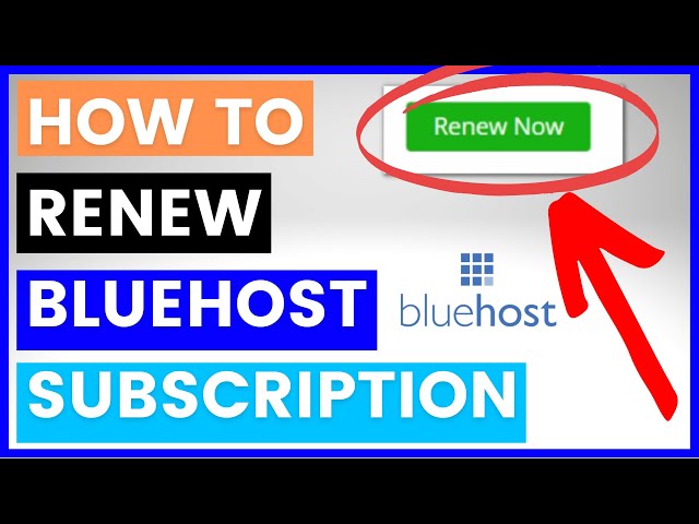 Video thumbnail for How To Renew Bluehost Hosting Subscription? [in 2025]