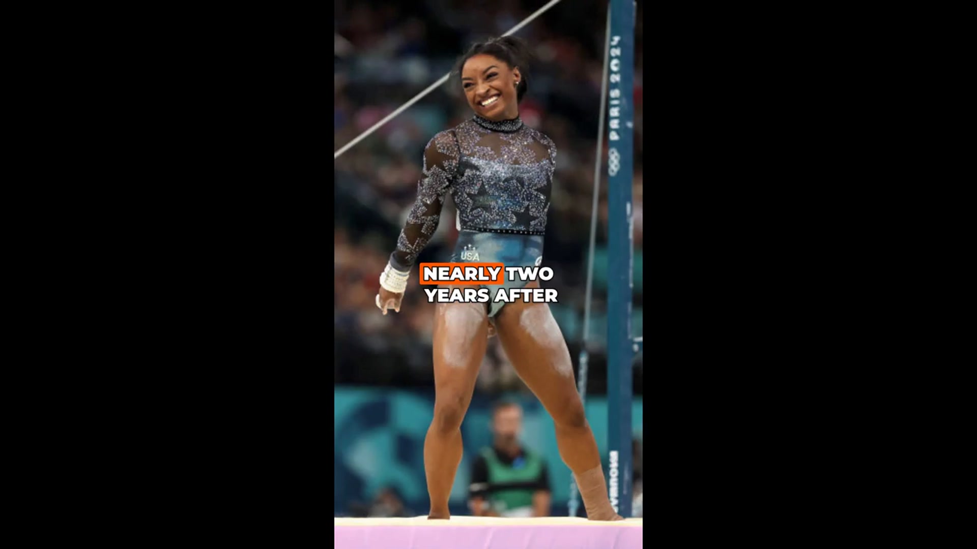 Video thumbnail for Simone Biles Still Unsure About LA28 Olympic Return