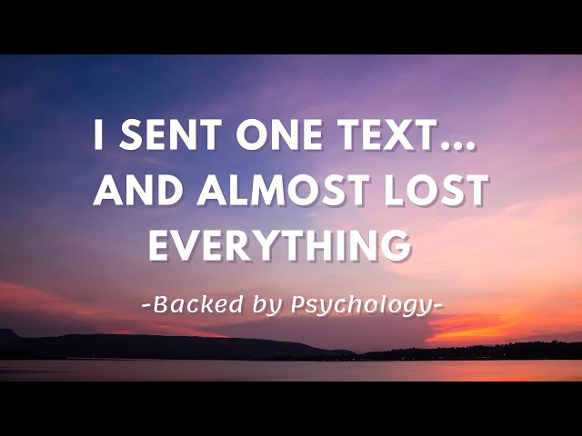 Video thumbnail for I Messed Up One Message—Here’s How I Fixed It