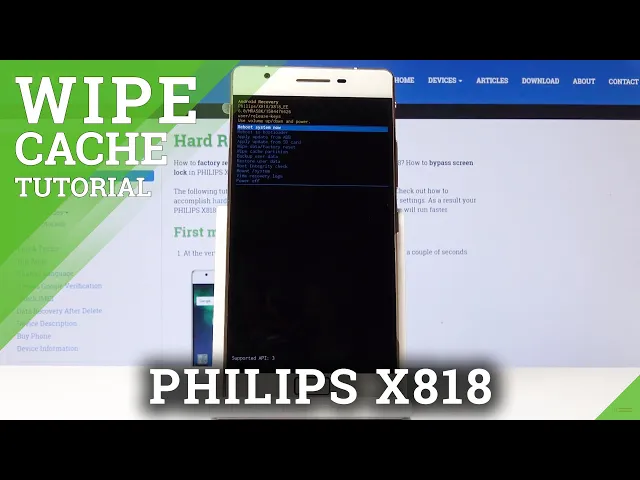 Video thumbnail for How to Wipe Cache Partition in PHILIPS X818 - Reset Cache Files