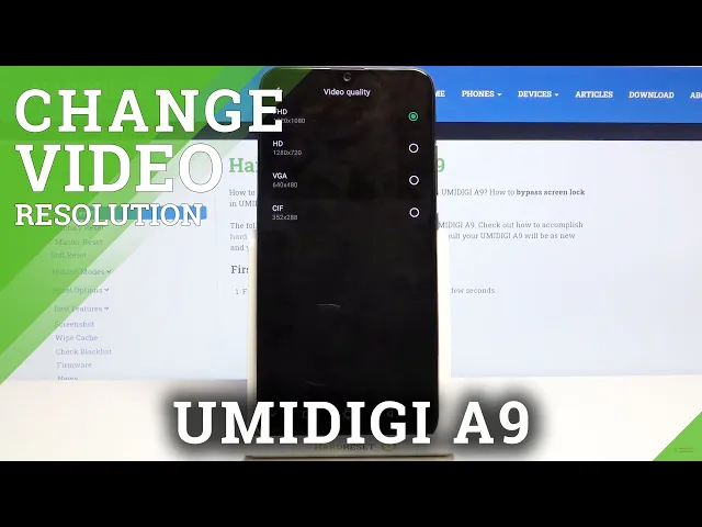 Video thumbnail for How to Change Video Quality in UMIDIGI A9 – Find Video Quality Settings