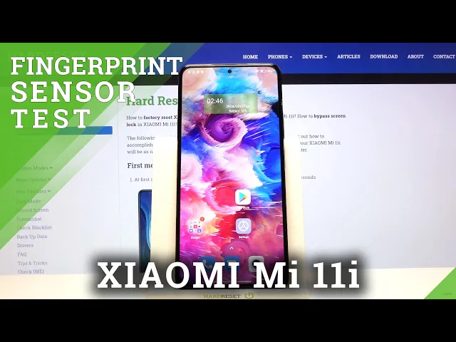 Video thumbnail for XIAOMI Mi 11i - Fingerprint Sensor Test | Scanner in Power Key