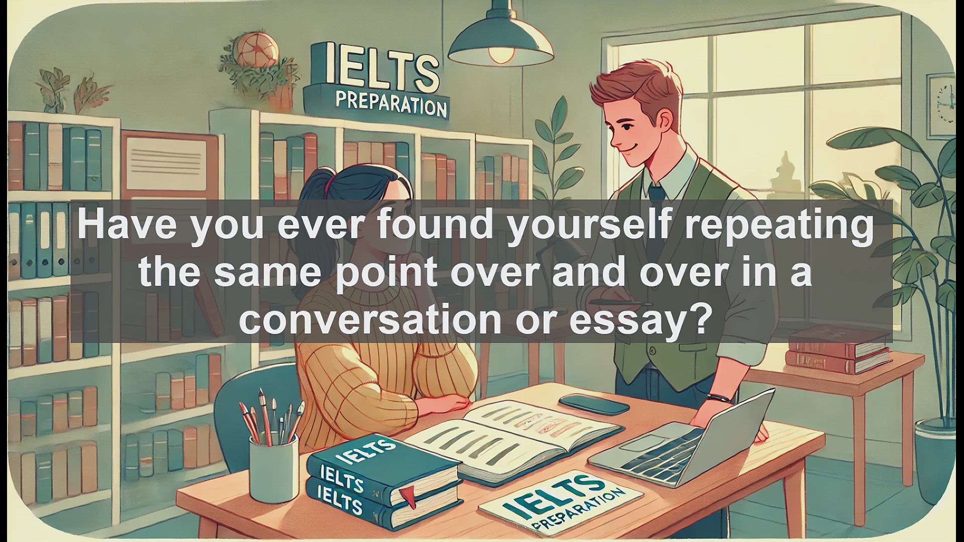 'Video thumbnail for 2500 Must Know IELTS 6.5 Vocabulary - Understanding 'Reiterate': A Key Word for IELTS Success'
