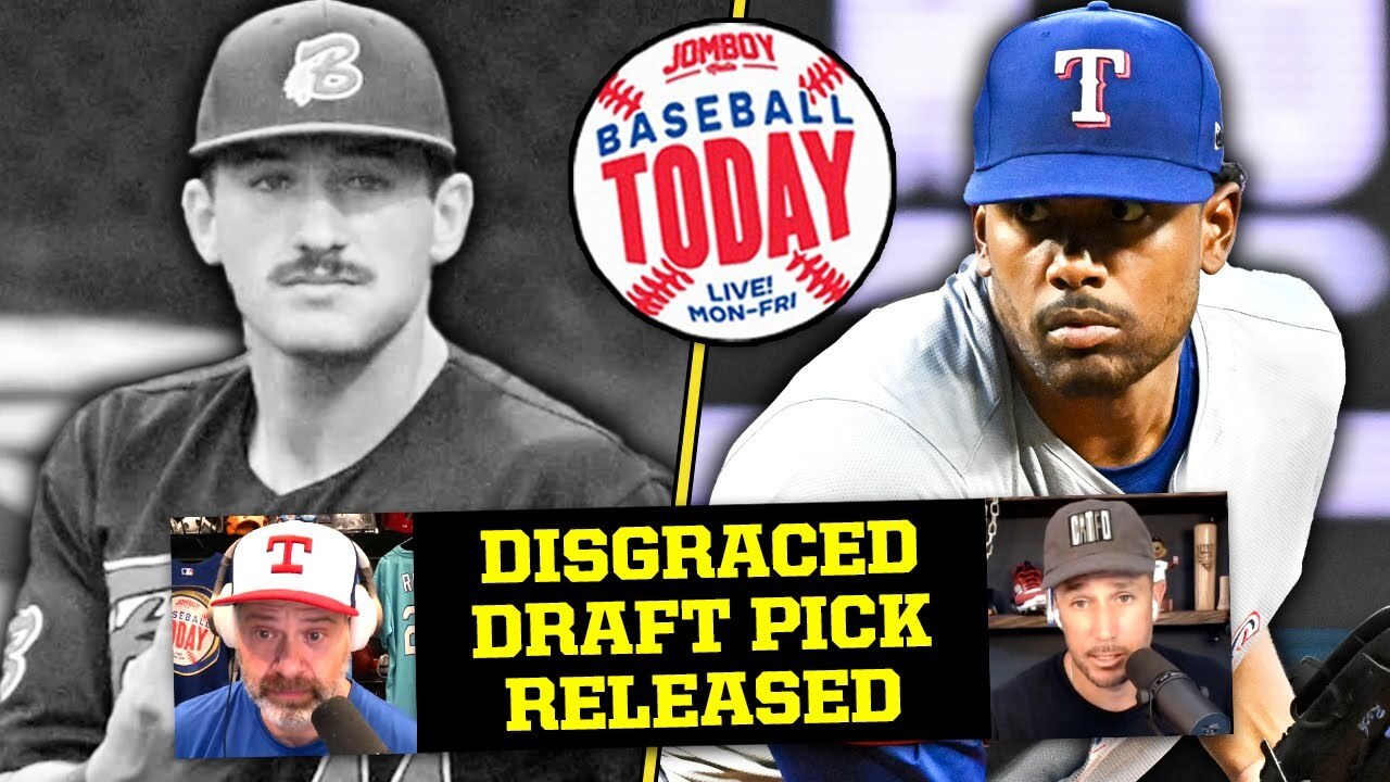 Video thumbnail for 2024 draft pick RELEASED for intentionally tipping off opponents | Baseball Today