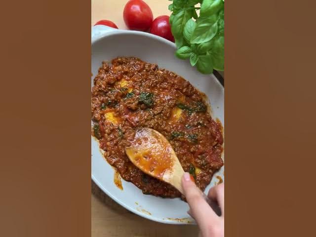 Video thumbnail for leckerste Lasagne -einfach & schnell 😍😋