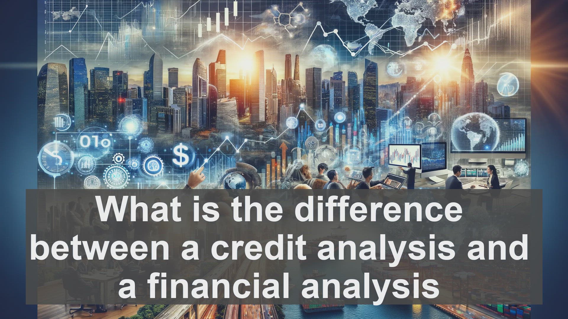 'Video thumbnail for What is the difference between a credit analysis and a financial analysis?'