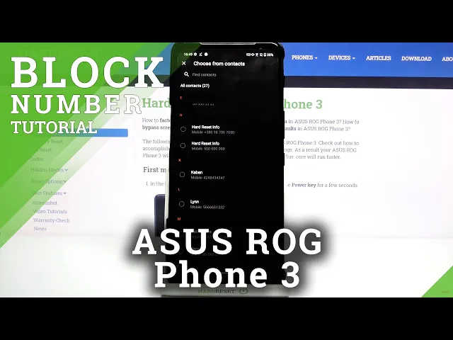 Video thumbnail for How to Block Number in ASUS ROG Phone 3 – Fulfill Blacklist