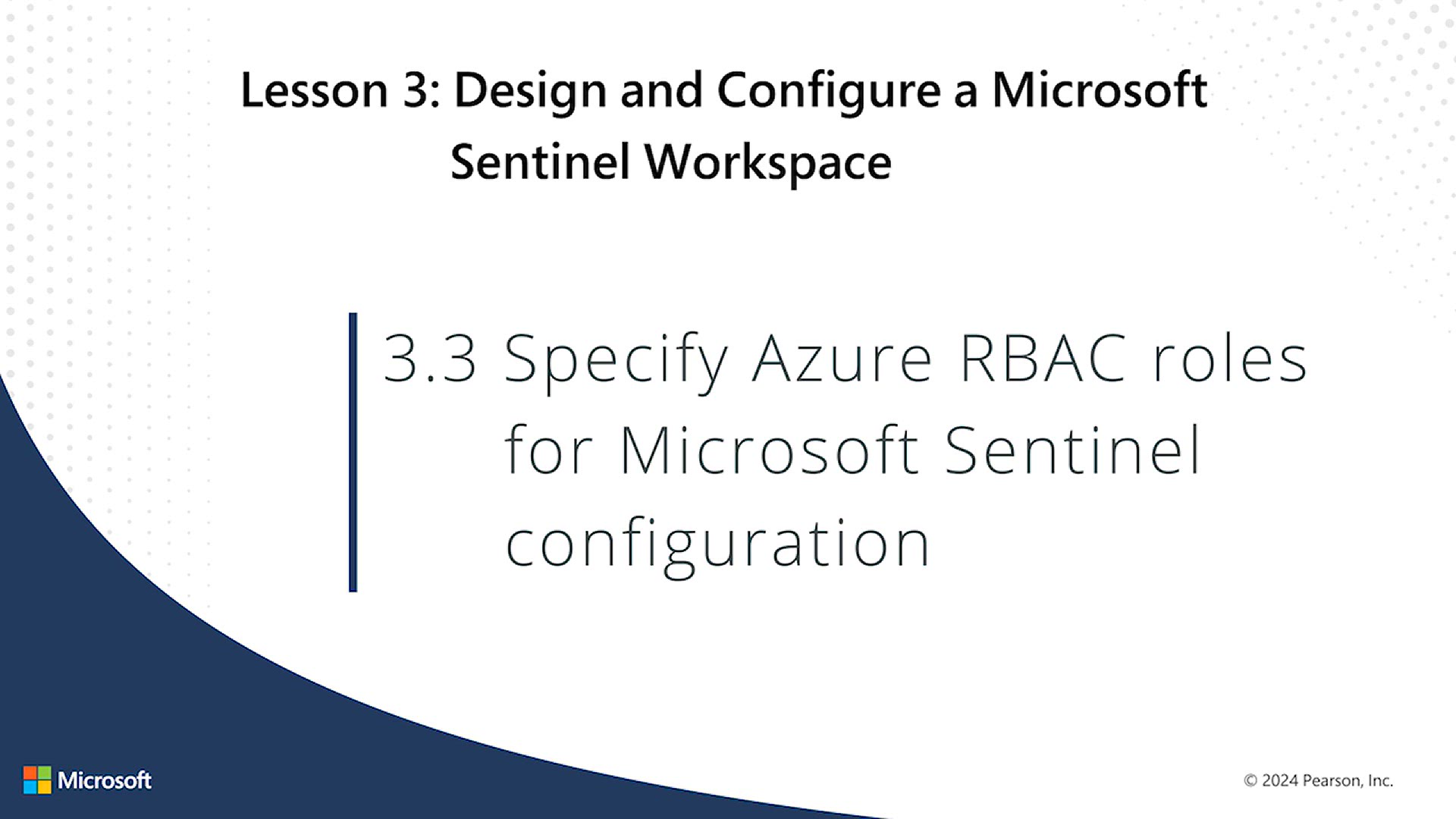 'Video thumbnail for Exam SC-200: Specify Azure RBAC roles for Microsoft Sentinel configuration'
