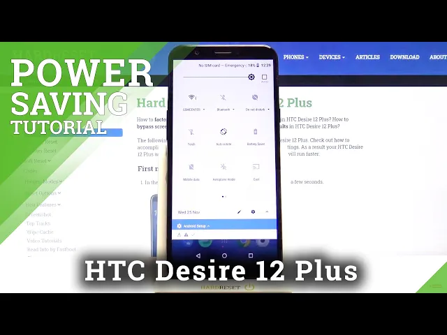 Video thumbnail for How to Enable Power Saving Mode in HTC Desire 12 Plus – Low Power Solution