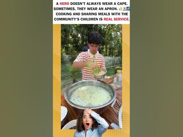 Video thumbnail for A HERO DOESN'T ALWAYS WEAR A CAPE. SOMETIMES, THEY WEAR AN APRON. 👨‍🍳🦸‍♂