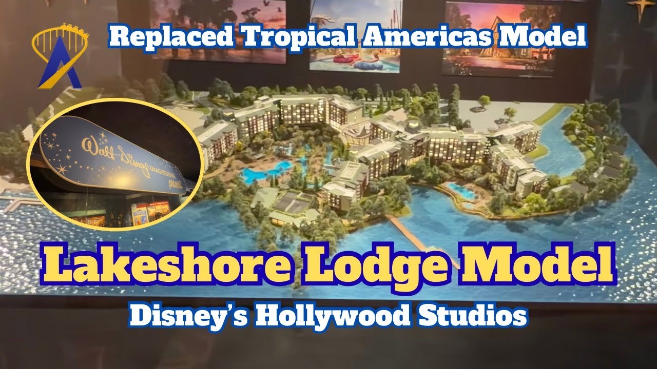 Video thumbnail for NEW Lakeshore Lodge Model Replaces Tropical Americas at Hollywood Studios!