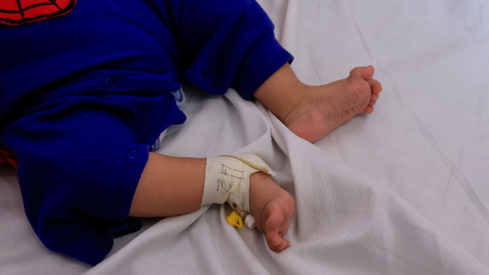 'Video thumbnail for Meningitis cases surge among Gaza’s children as Israeli blockade fuels health crisis'