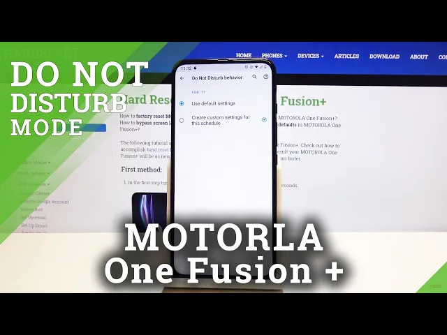 Video thumbnail for How to Activate DND Mode in Motorola One Fusion+ - Do not Disturb Mode