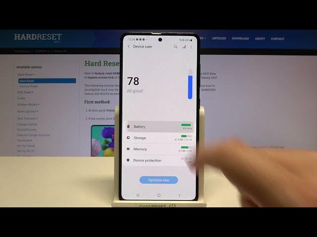 Video thumbnail for Deactivate Fast Charging Mode - SAMSUNG Galaxy A51 & Battery Customizations