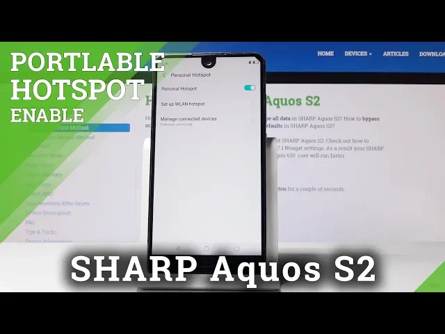 Video thumbnail for How to Activate Portable Hotspot in SHARP Aquos S2 - Share Wi-Fi